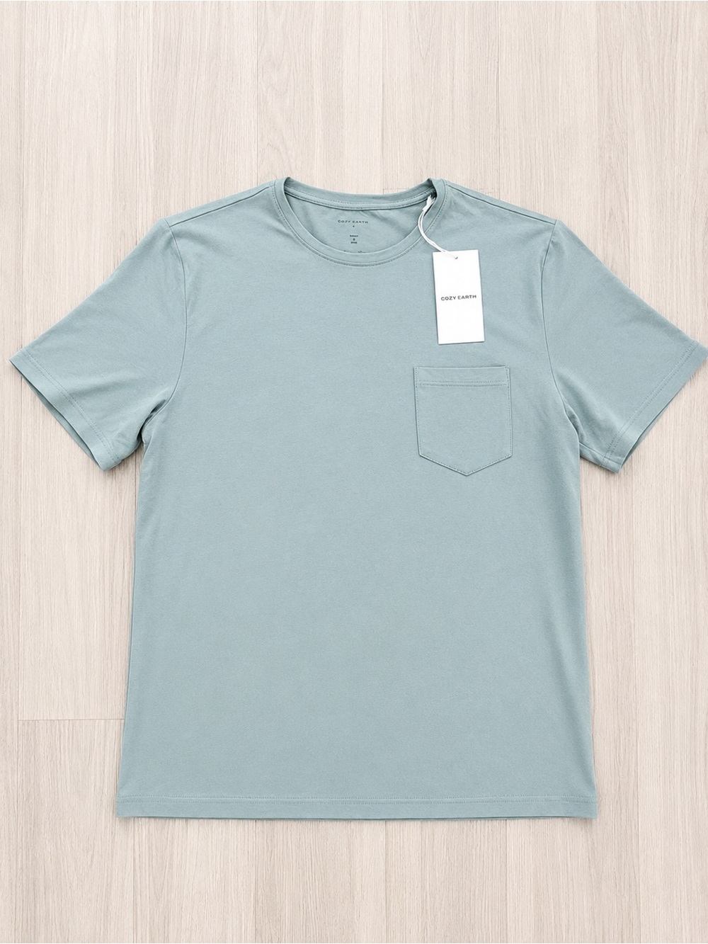 Cozy Earth Men’s Bamboo Stretch Knit Short Sleeve Tee Small NWT $54 Oceanside